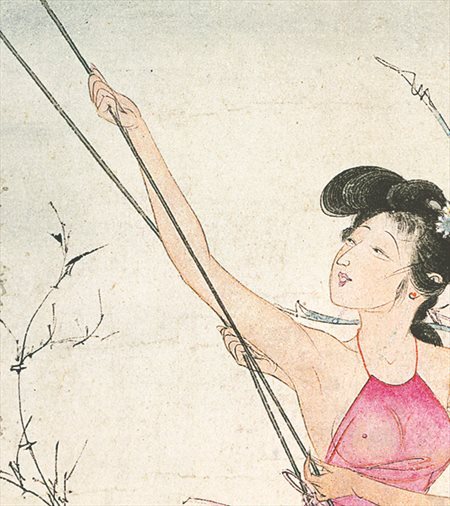 荔湾-胡也佛的仕女画和最知名的金瓶梅秘戏图